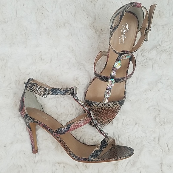 Thalia Sodi Pink/Tan Sandals Size 8.5 M - Picture 3 of 6